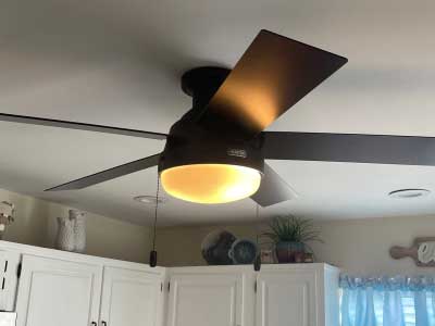 Mount Ceiling Fan With Light Installation